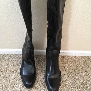 Franco Sarto Tall Black Boots